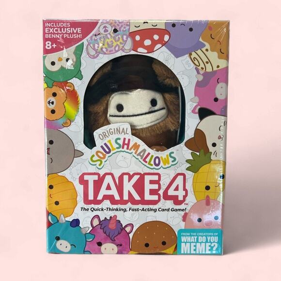 Squishmallows‎ Take 4 Card Game - Picture 1 of 2